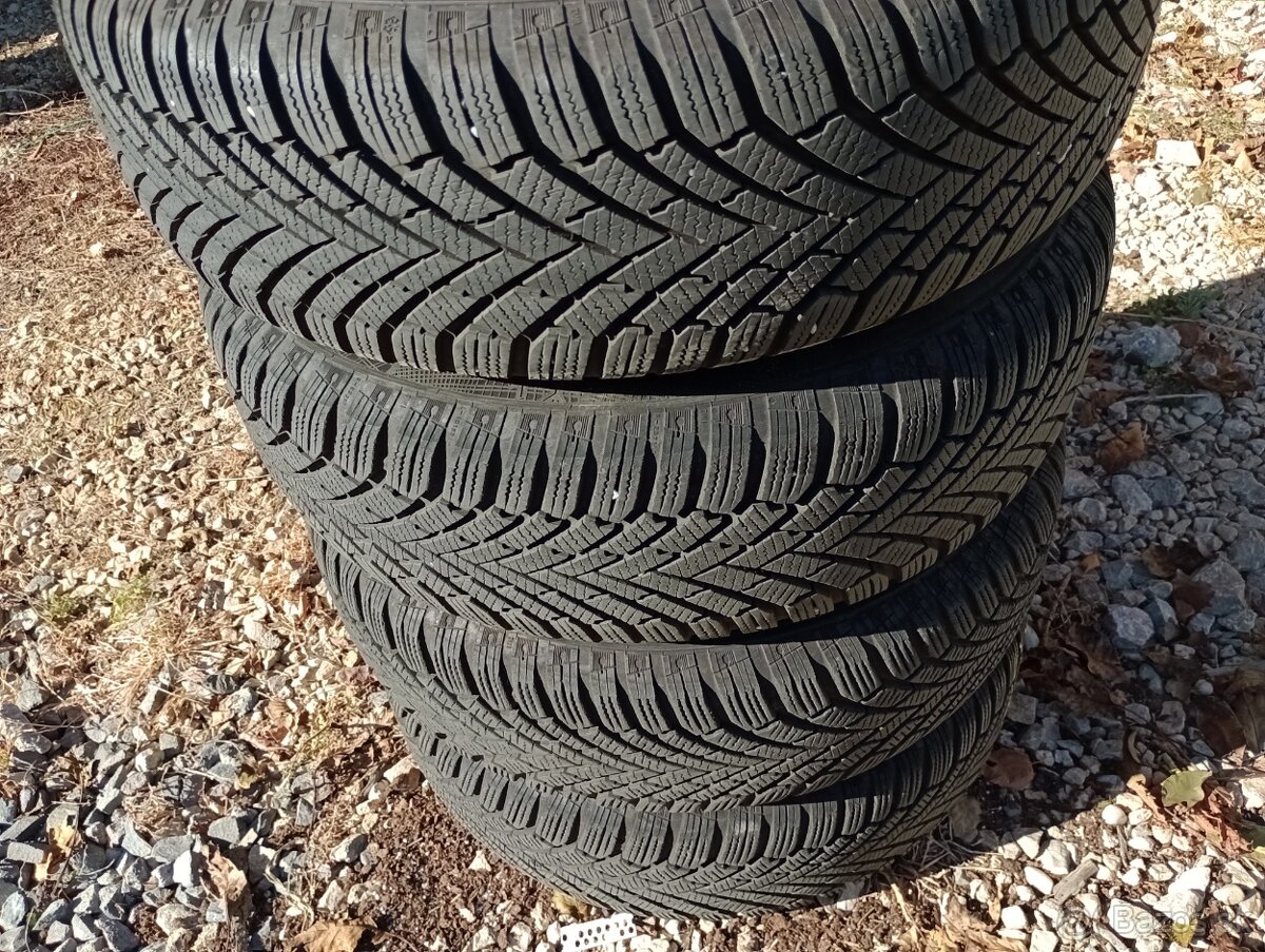 Predam 4ks pneu 195/65/r15zimne 91T Continental +disky 5x112