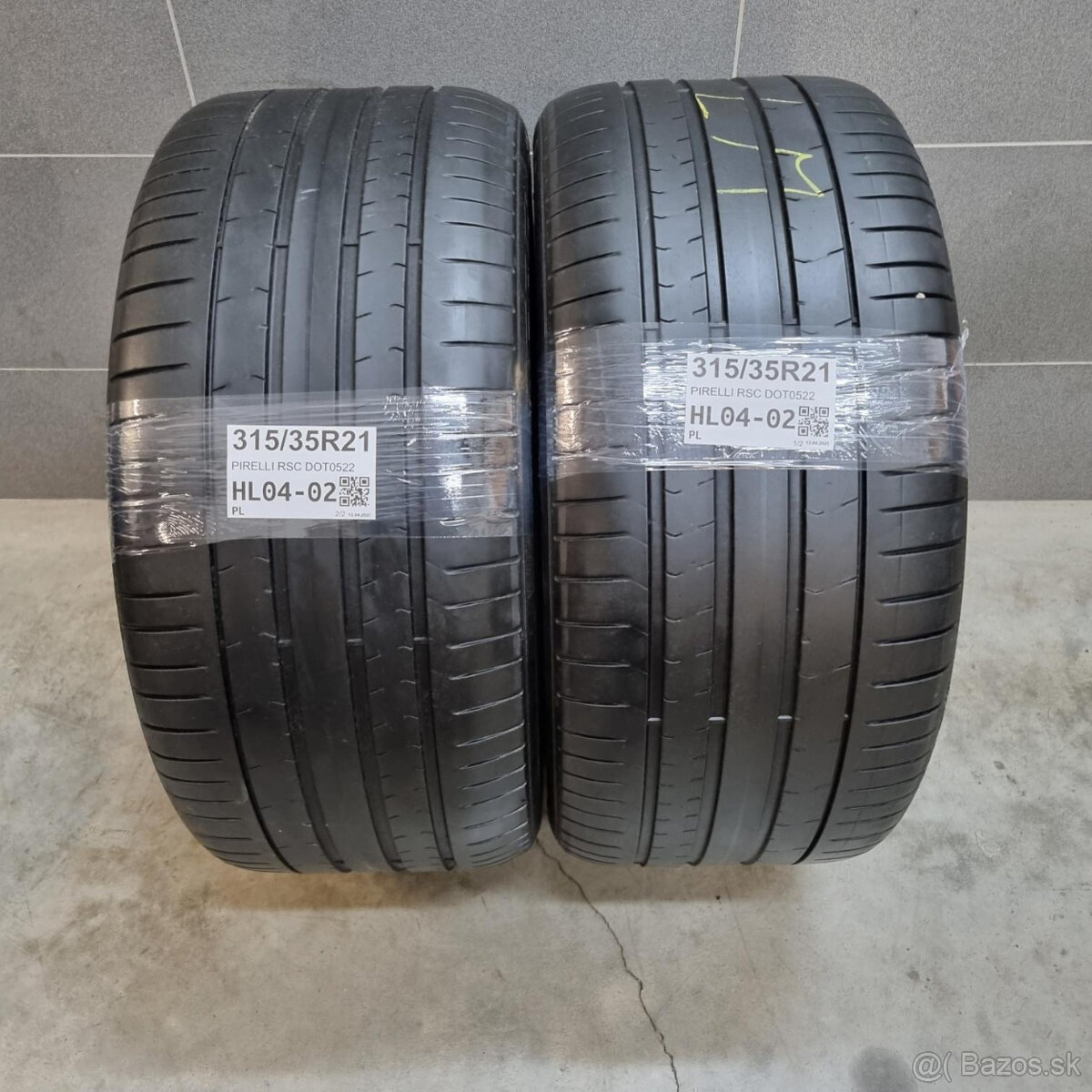 Letné pneumatiky 315/35 R21 PIRELLI RSC DOT0522