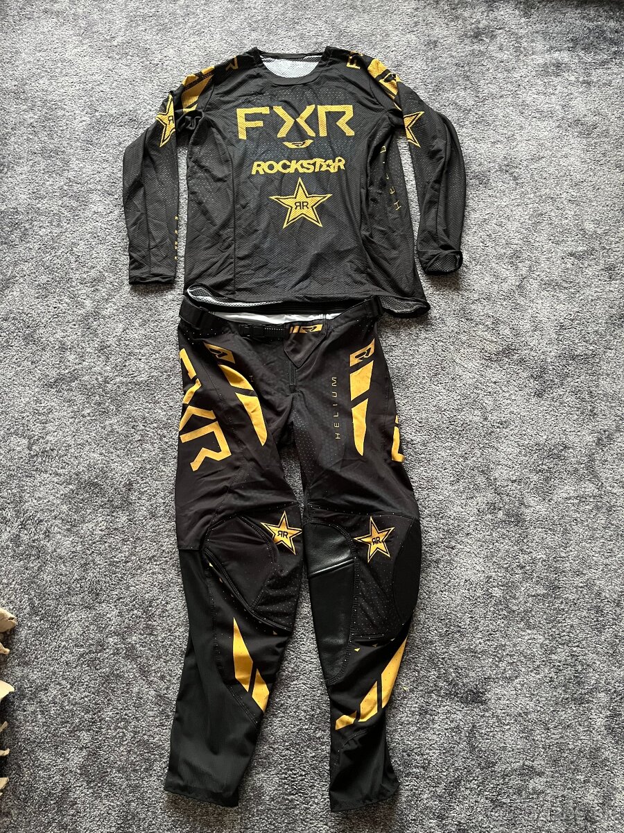 MX enduro komplet FXR Helium, vel dres M, kalhoty 32