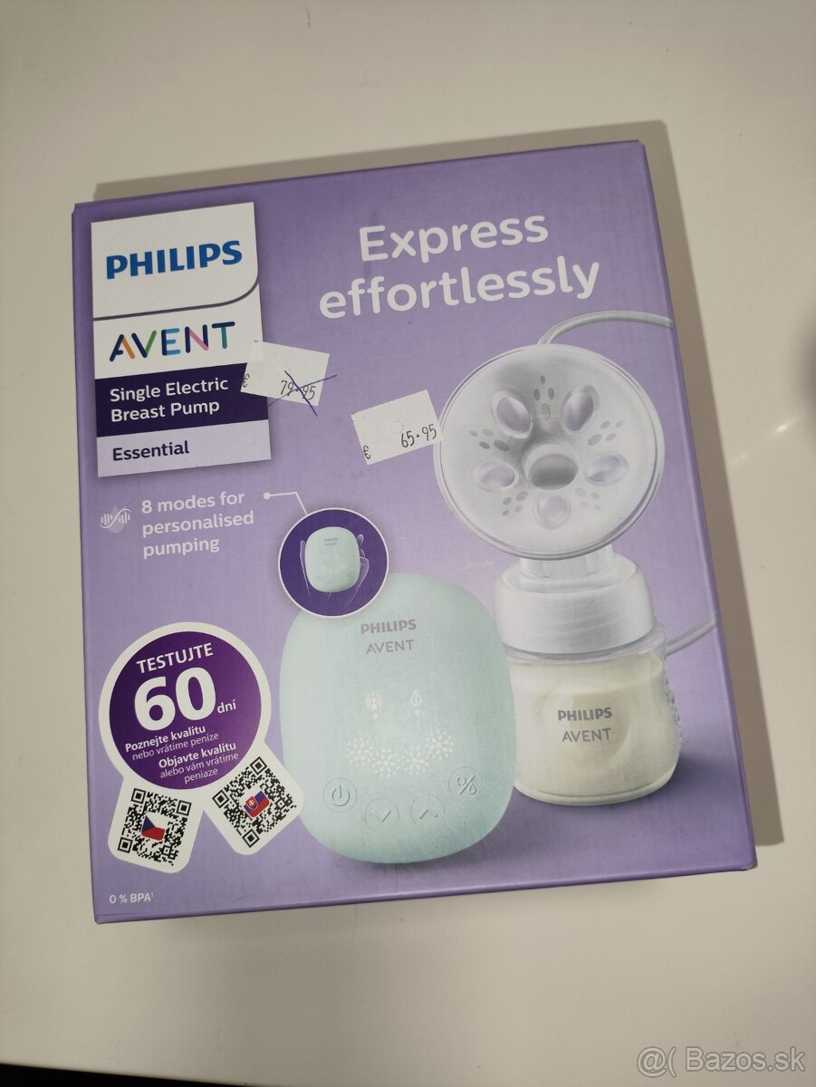 Avent Philips elektrická odsávačka + Avent fľaška zadarmo