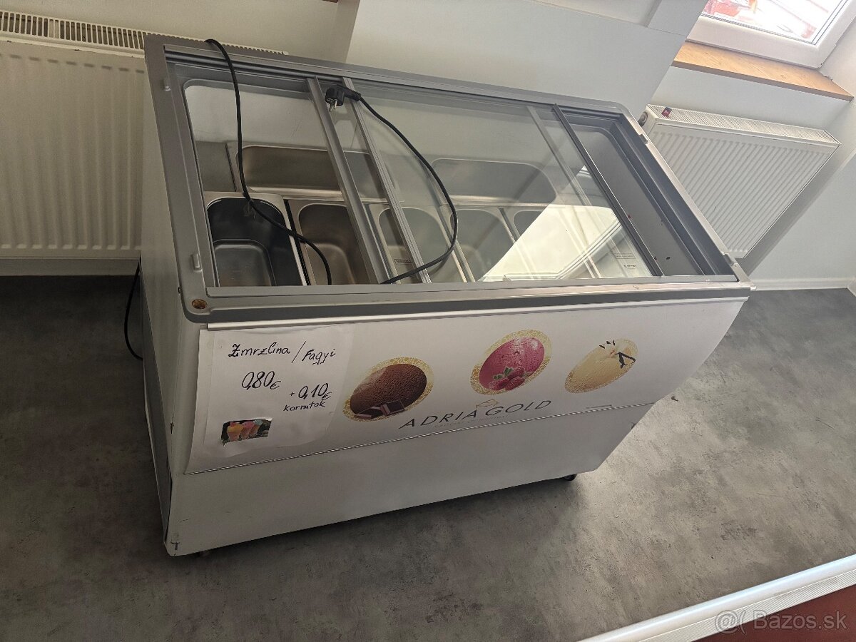 mrazničku na zmrzlinu