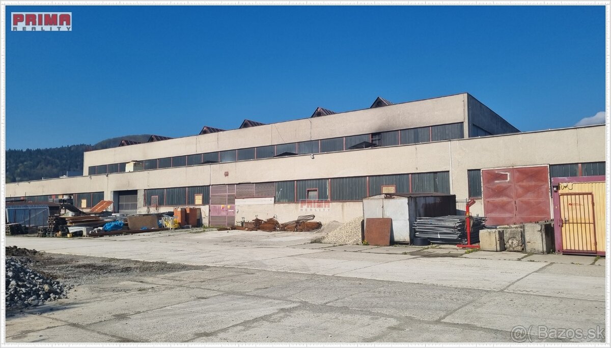 ID 2811 Predaj: Priemyselný objekt – výrobná hala 3. 077 m2