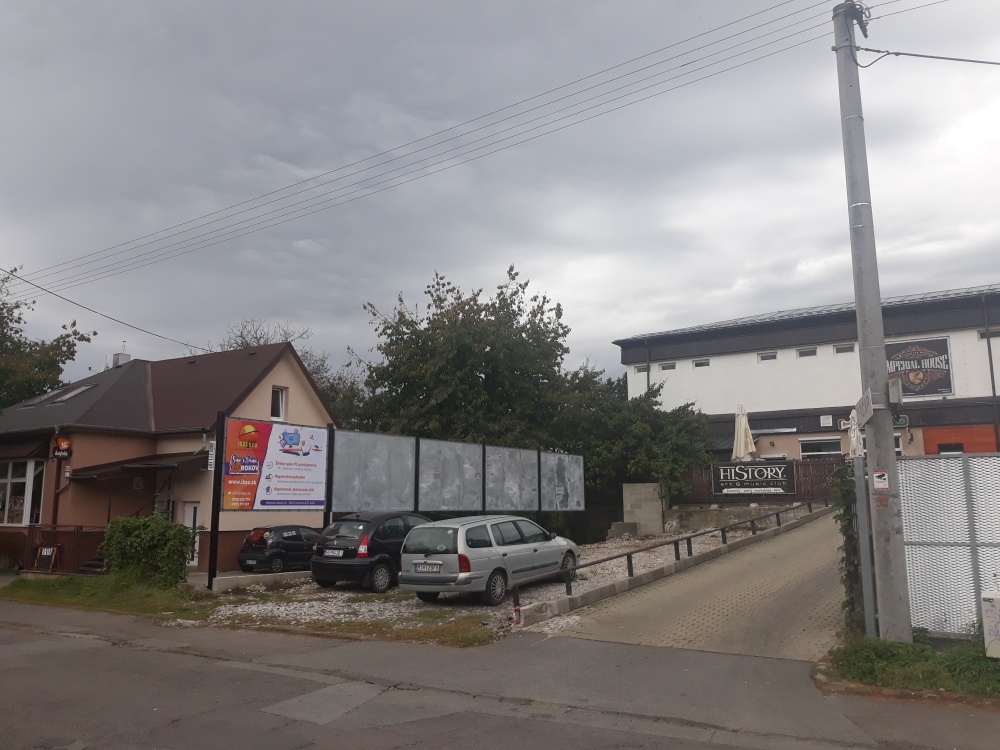 Reklamná plocha na prenájom v centre mesta v Humennom
