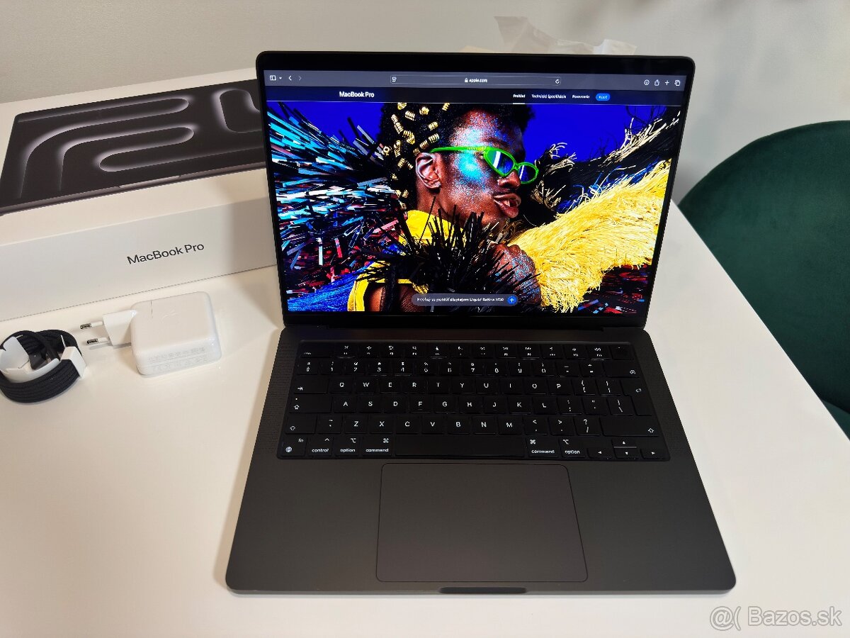 Apple MacBook Pro 14.2” M4 - Space Black - 100% STAV