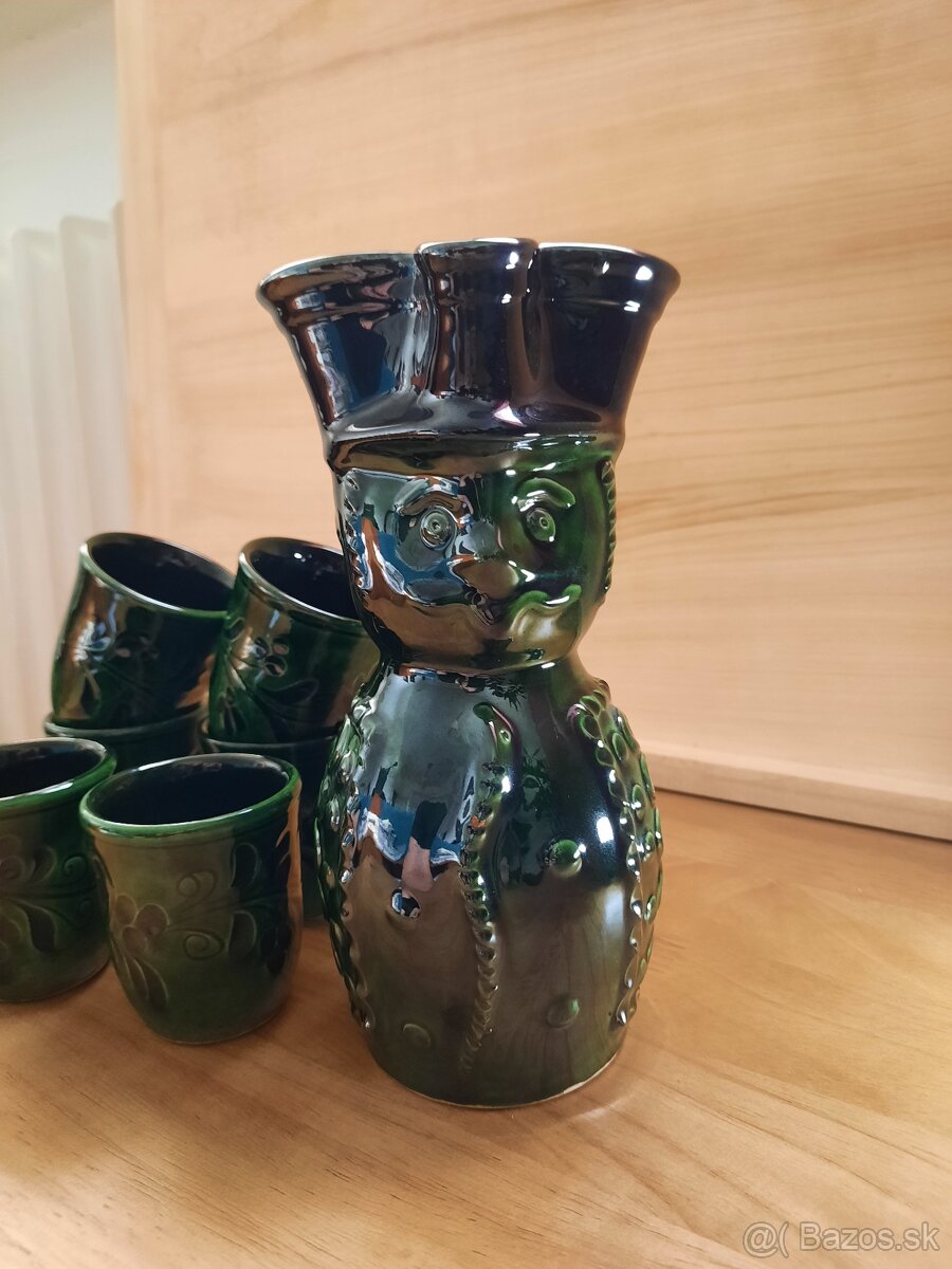 Keramický set na víno