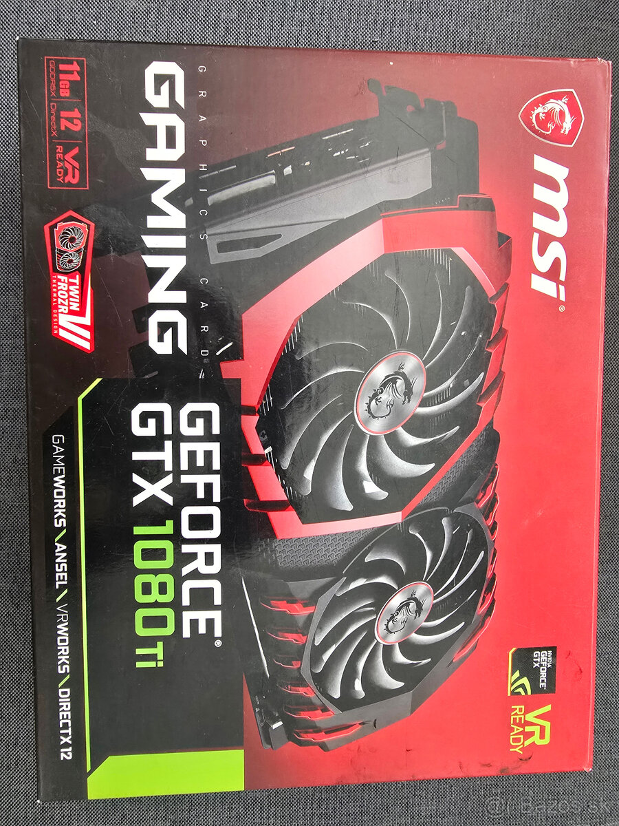 (Predané) MSI GTX 1080 Ti GAMING