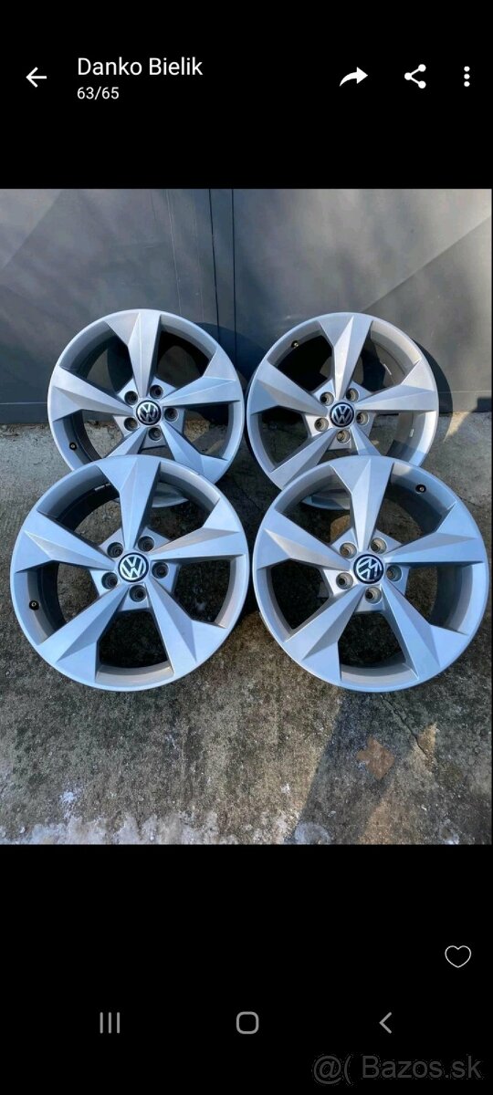 Disky R18, 5x112, AUDI, VW, SKODA