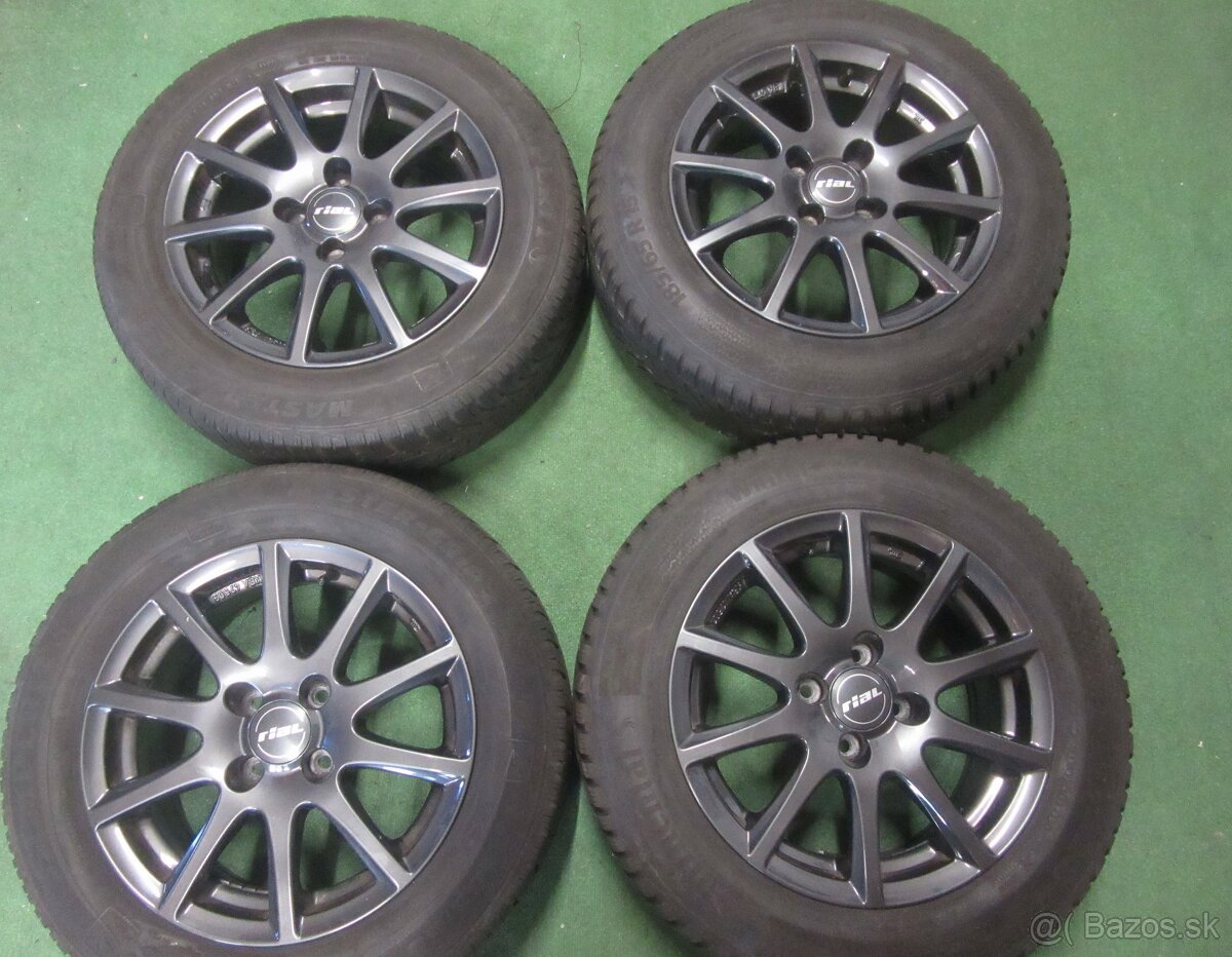 R15 Zimná sada RIAL rozteč 4x100 185/65R15