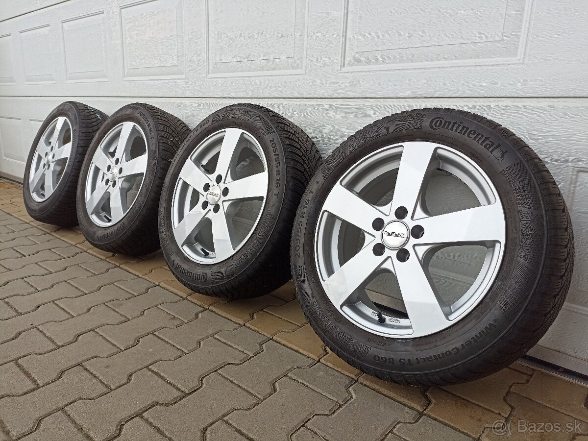 Zimná sada Dezent 5x100 R16 ET38 + Continental WinterContact