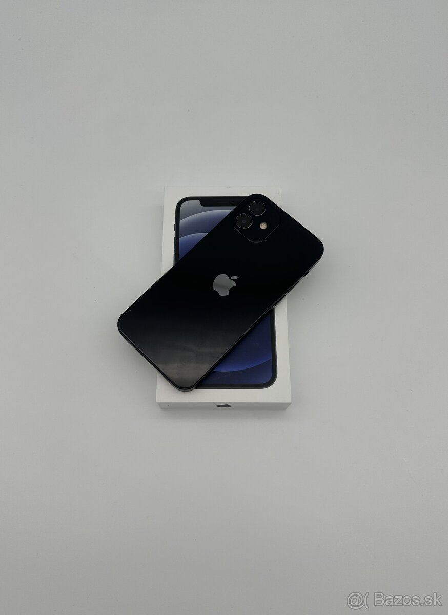 iPhone 12 128GB Black (100% Batéria) + DARČEK