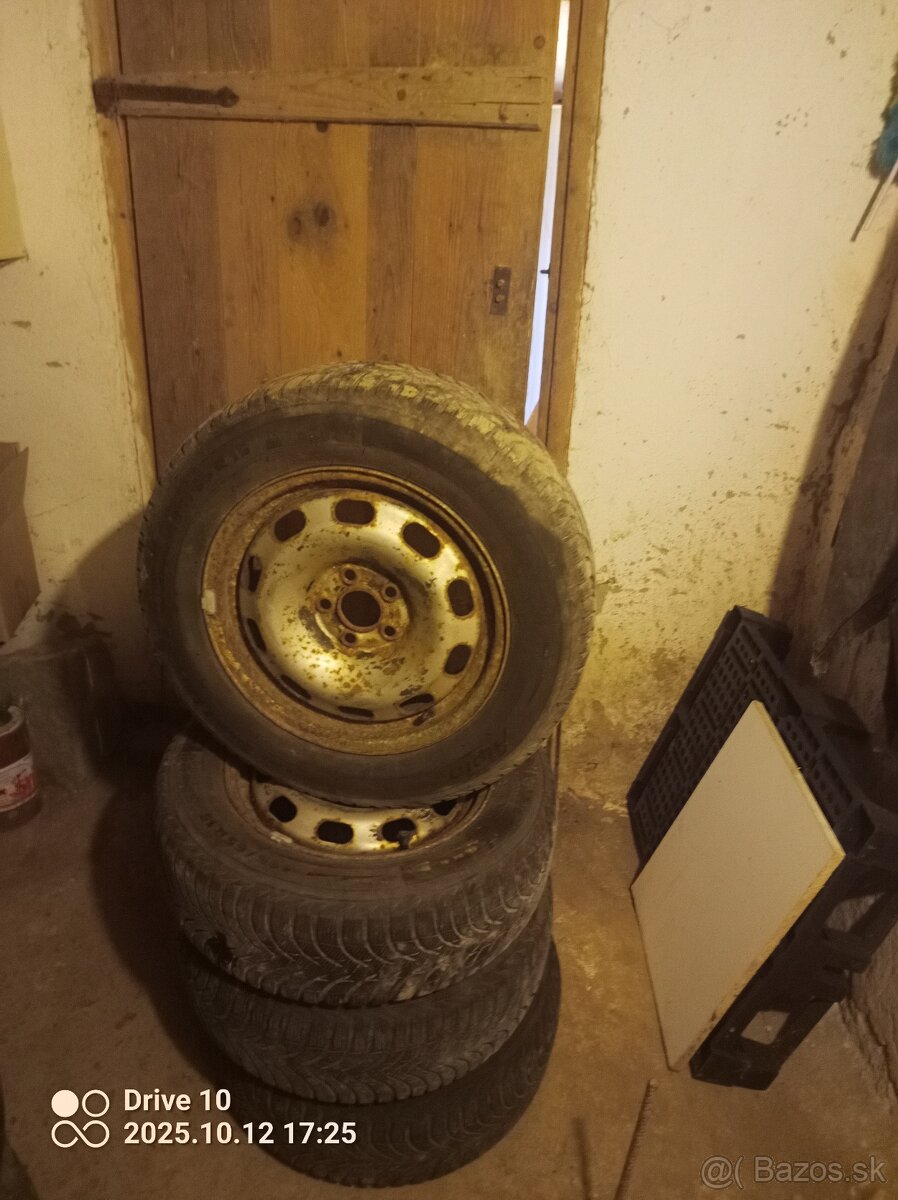 Predam zimné kolesá R15 5x100 195/65