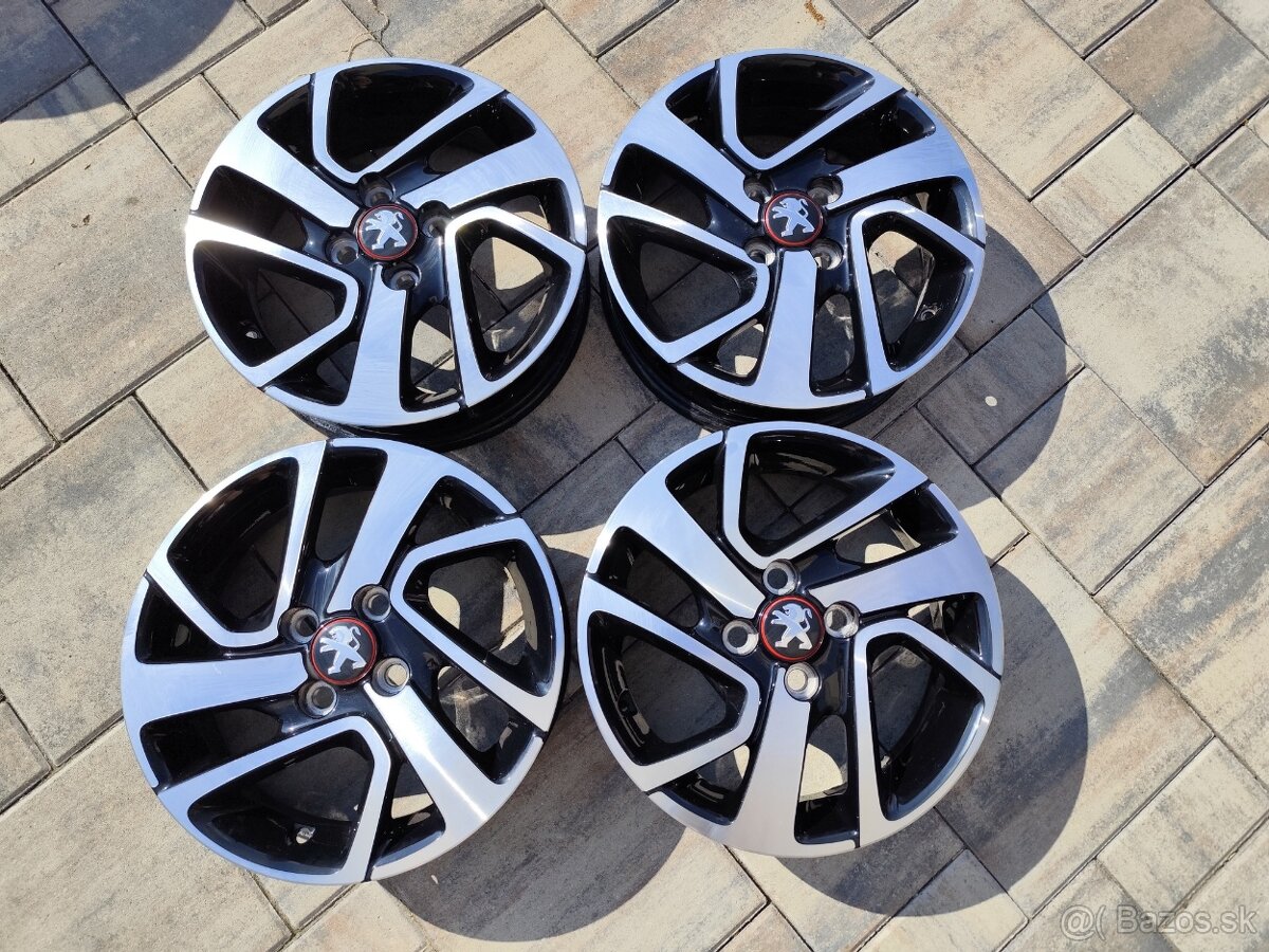 4x100 r15 hliníkové disky Peugeot, Toyota, Suzuki