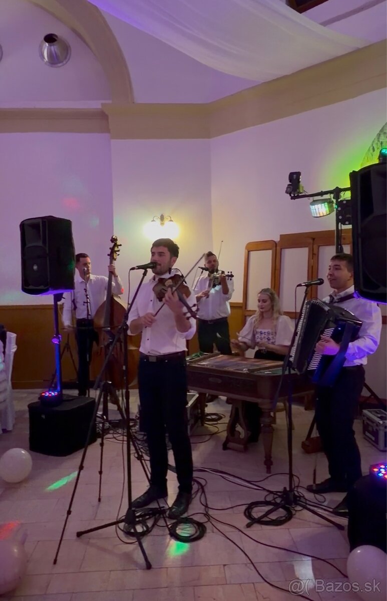 Ľudová hudba + DJ – svadby, oslavy, plesy, firemné akcie 🎶