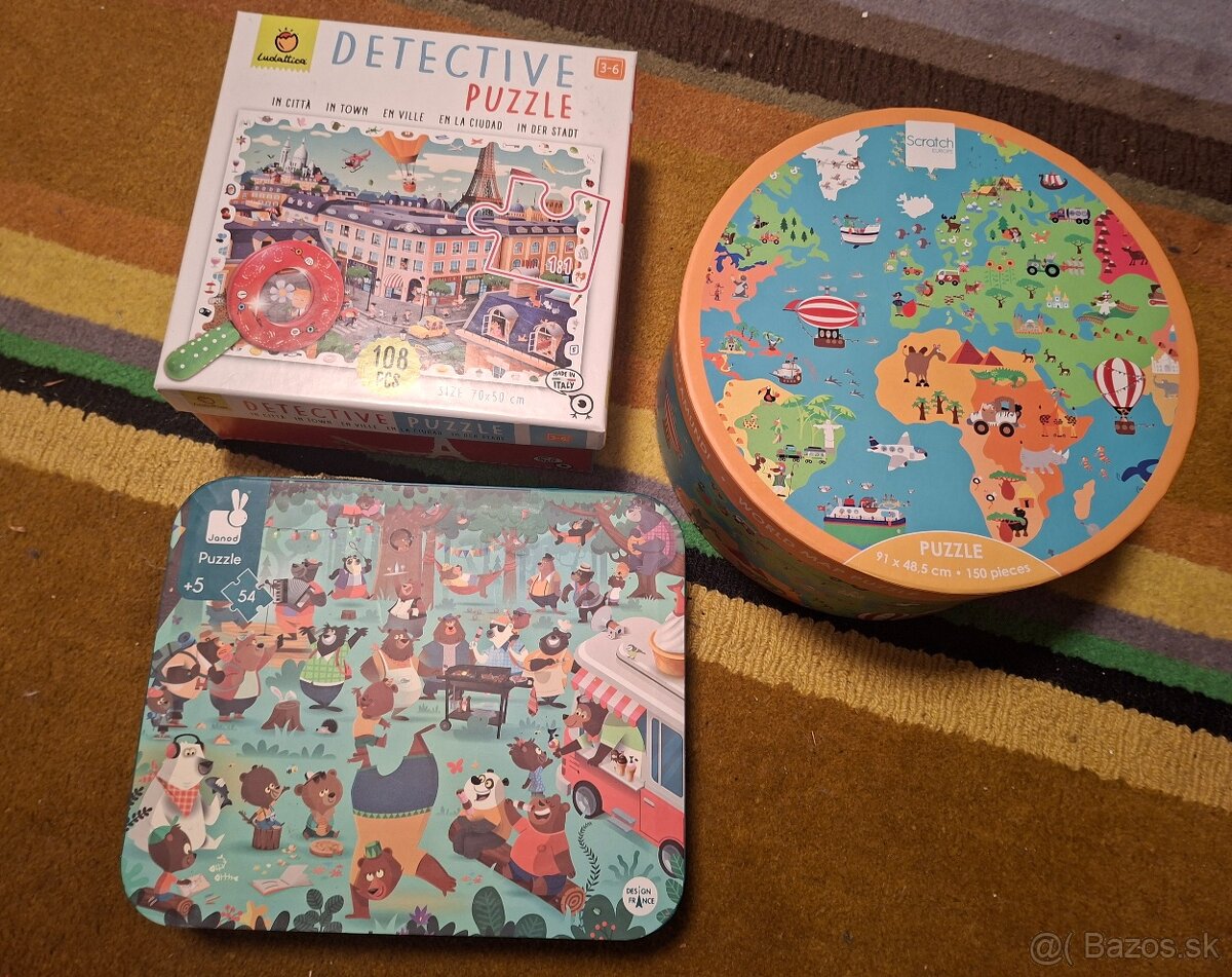 Puzzle pre deti, Janod, Ludattica, Scratch