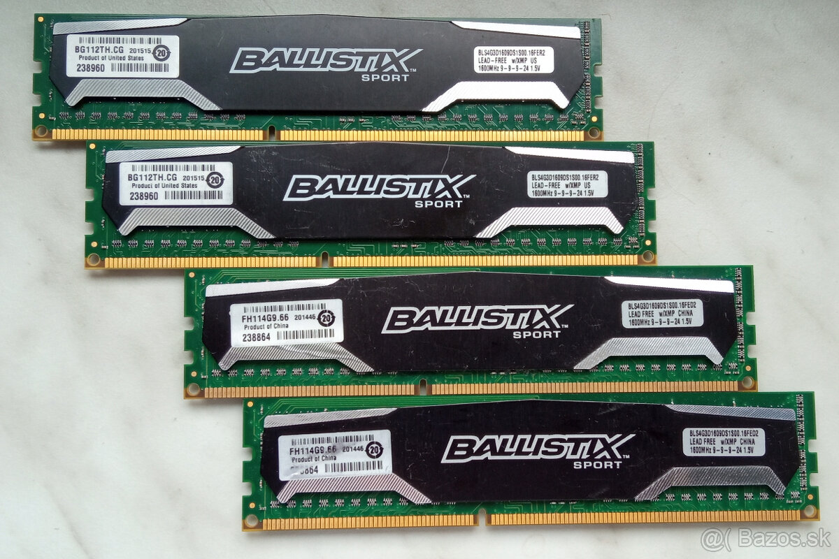 DDR3 16GB (4x4) do PC