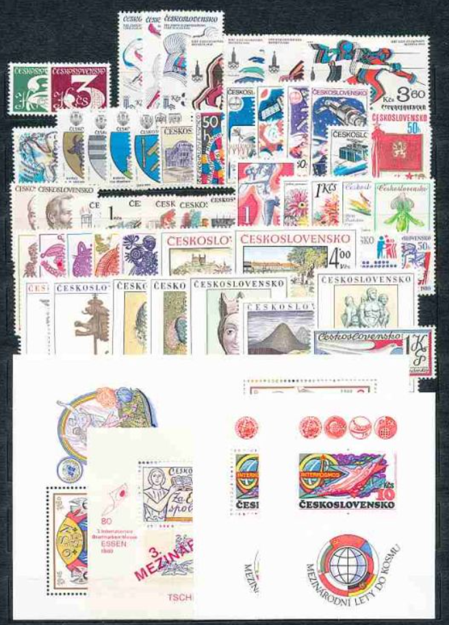 Známky Československa II: 1980-1992