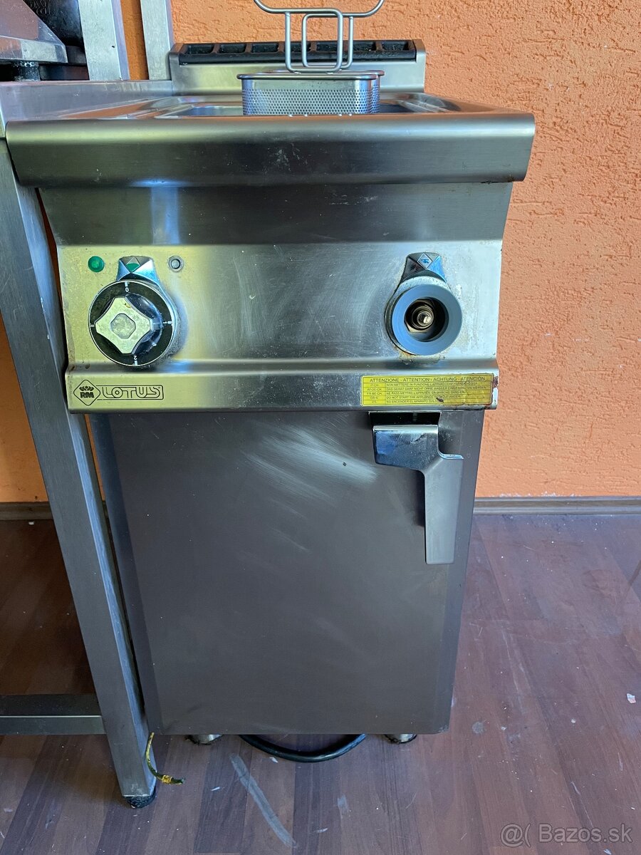 Profesionálny elektrický  varič cestovín, plynovú fritézu