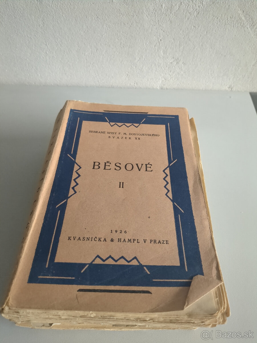 Predam staru knizku Besove