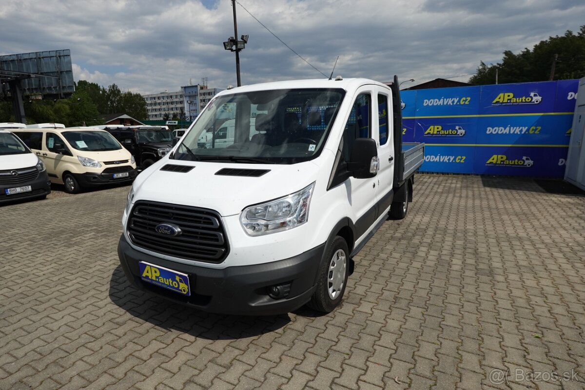 FORD TRANSIT 7MÍST DVOJKABINA VALNÍK 2.0TDCI KLIMA