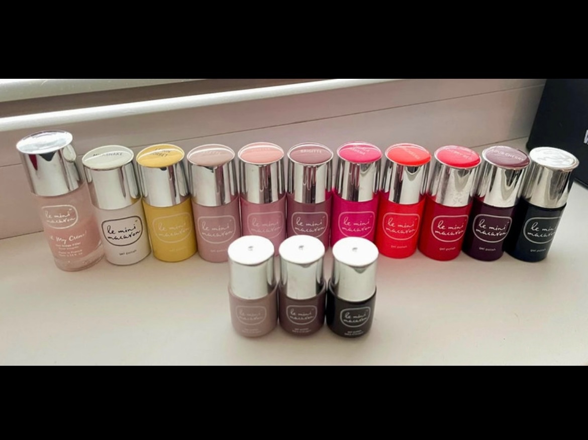 UV lampa + le mini macaron gel laky