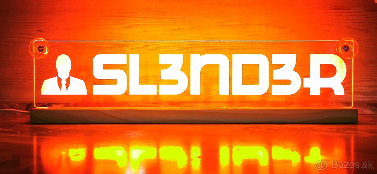 Led tabuľa s vlastným textom / logom