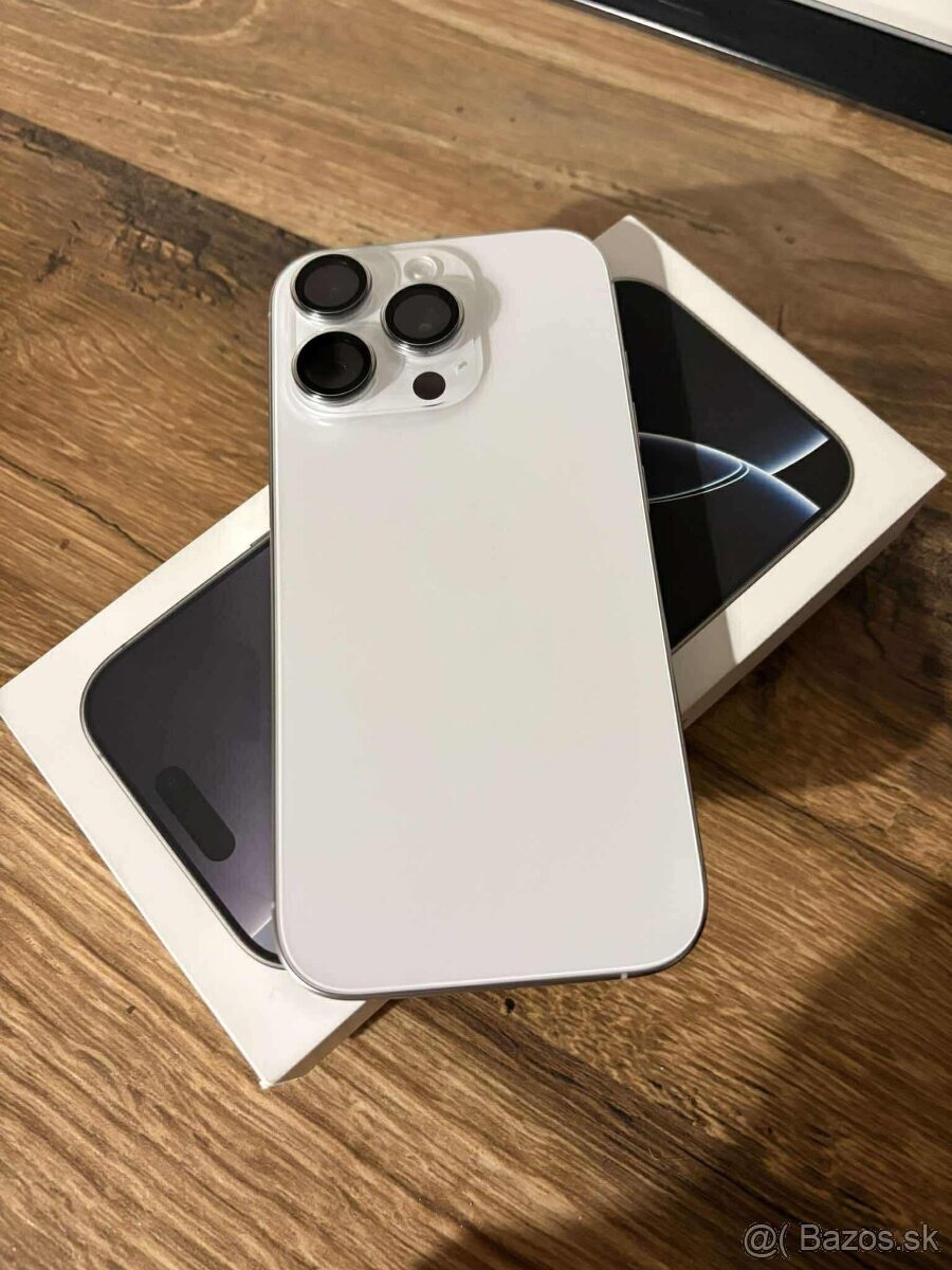 Predám v dokonalom stave Apple IPhone 16 PRO 128gb, zaruka