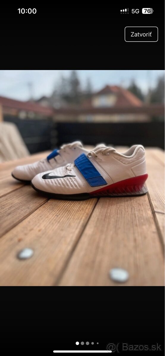 Nike Romaleos 3XD unisex 38 vzpieračské lifters/vzpieračky