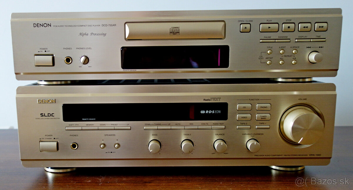 DENON DRA-1000 a DENON DCD-755AR (2 x zlaté prevedenie)