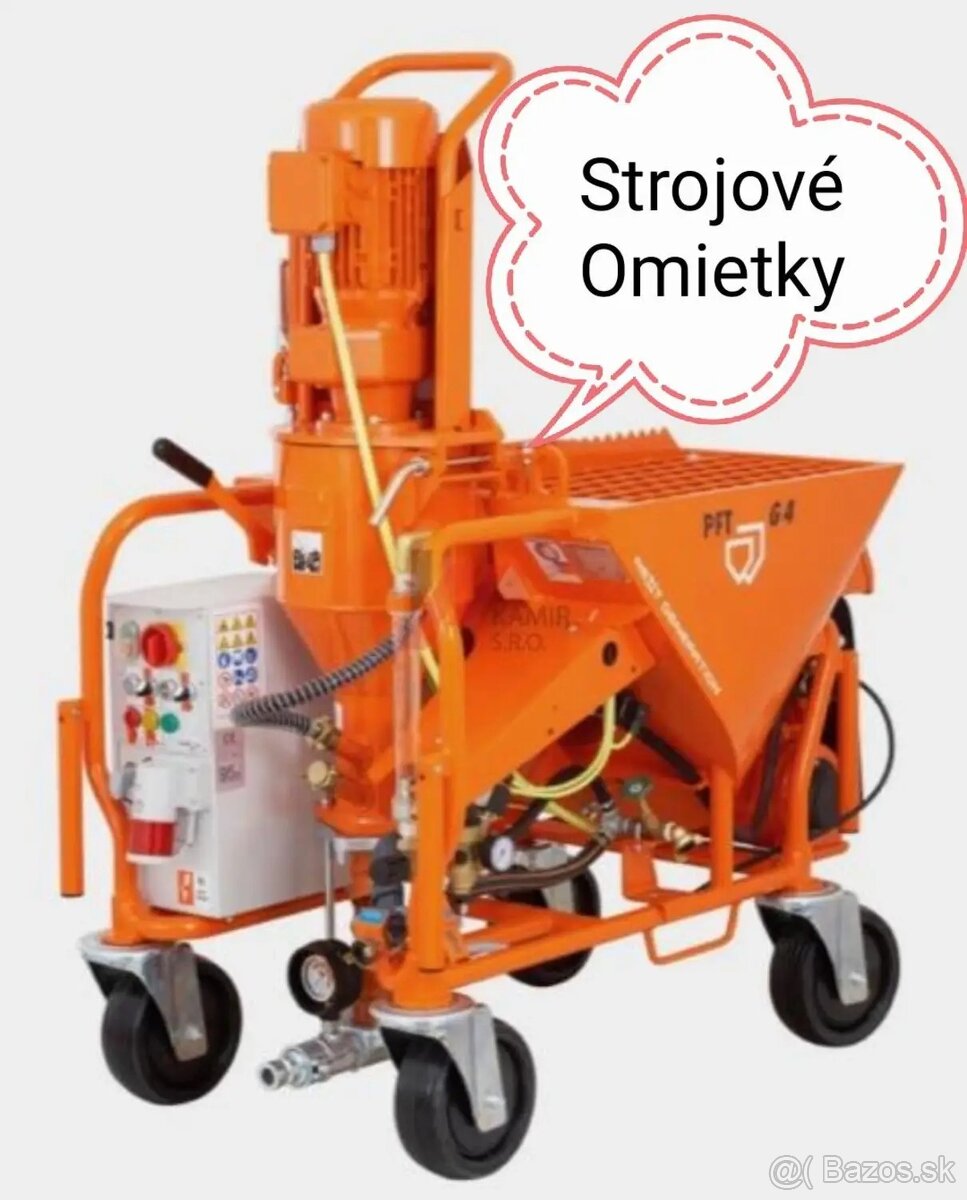 Strojové omietky