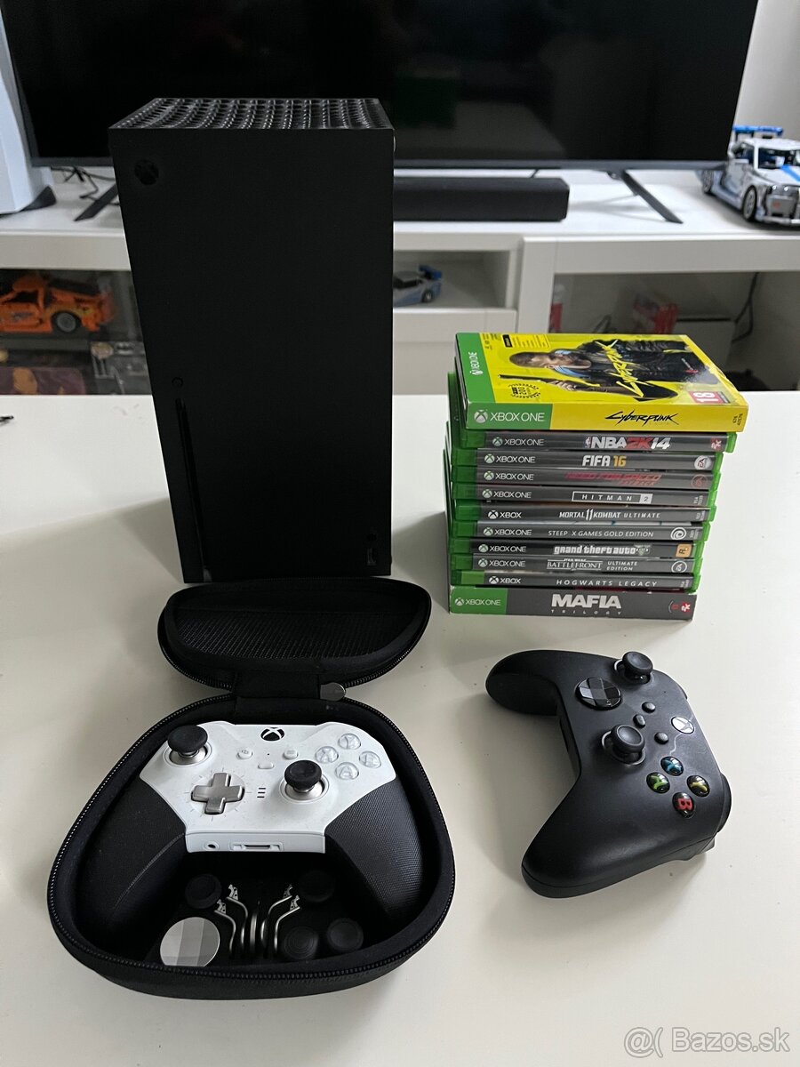 XBOX SERIES X + XBOX ELITE 2 CONTROLLER + HRY