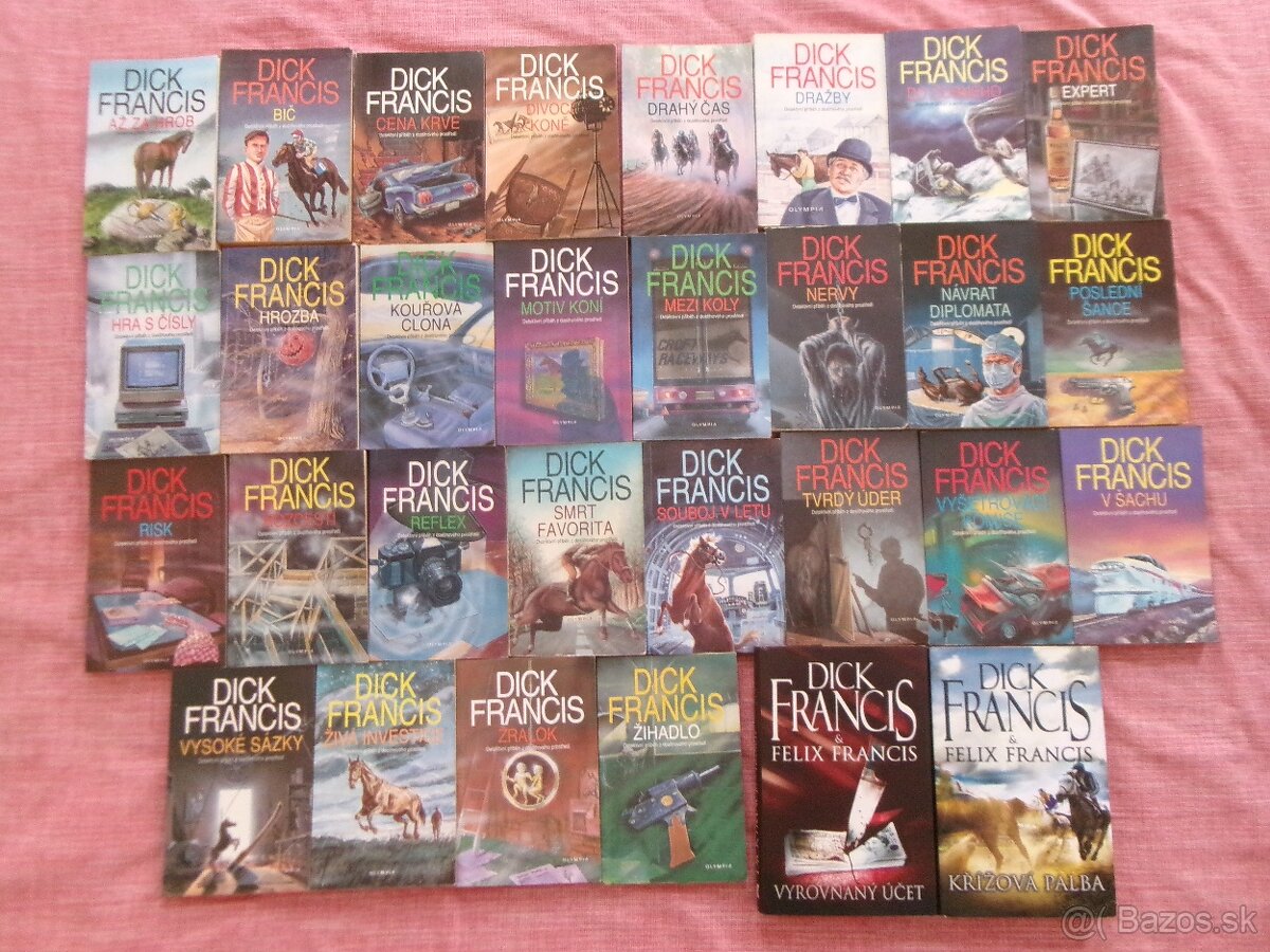 Dick Francis - zbierka 30 knih.