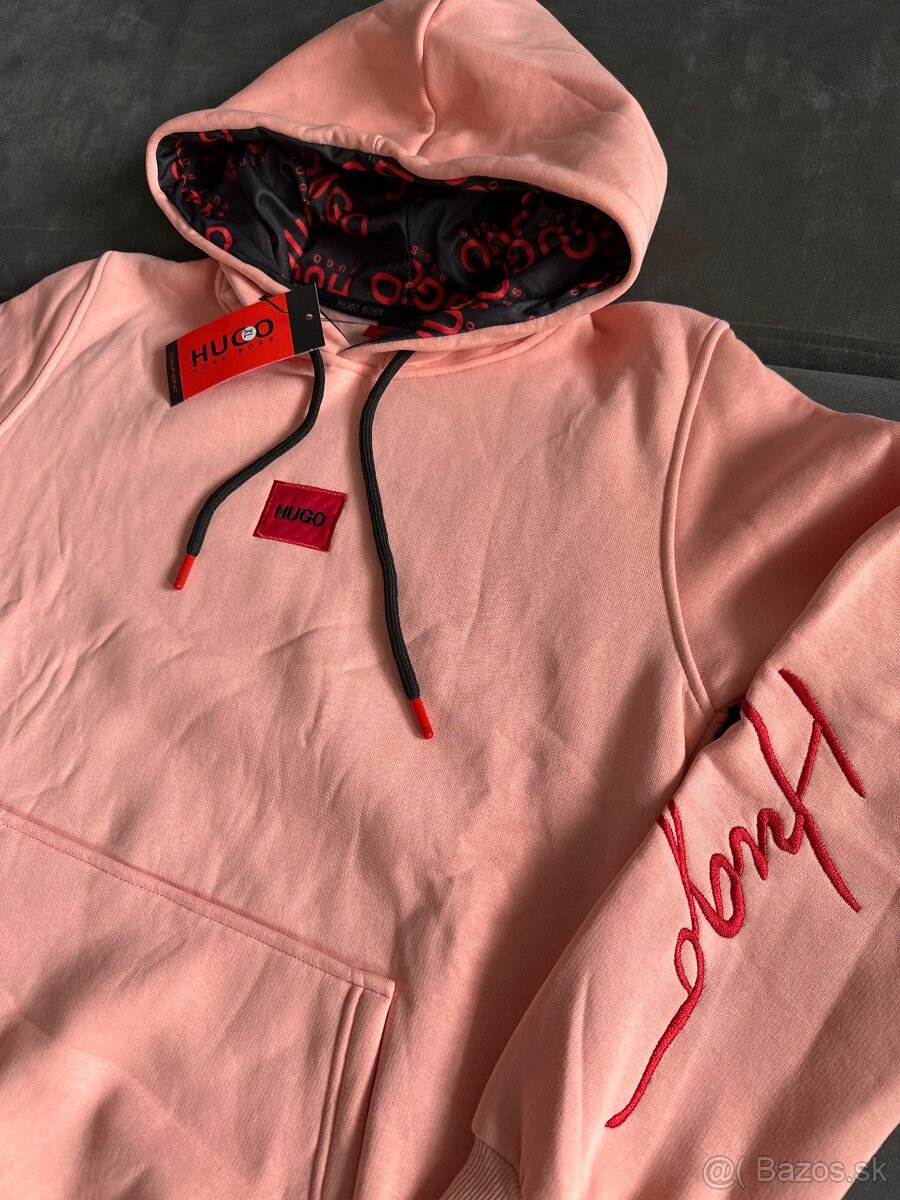 Ružová mikina Hugo boss XL