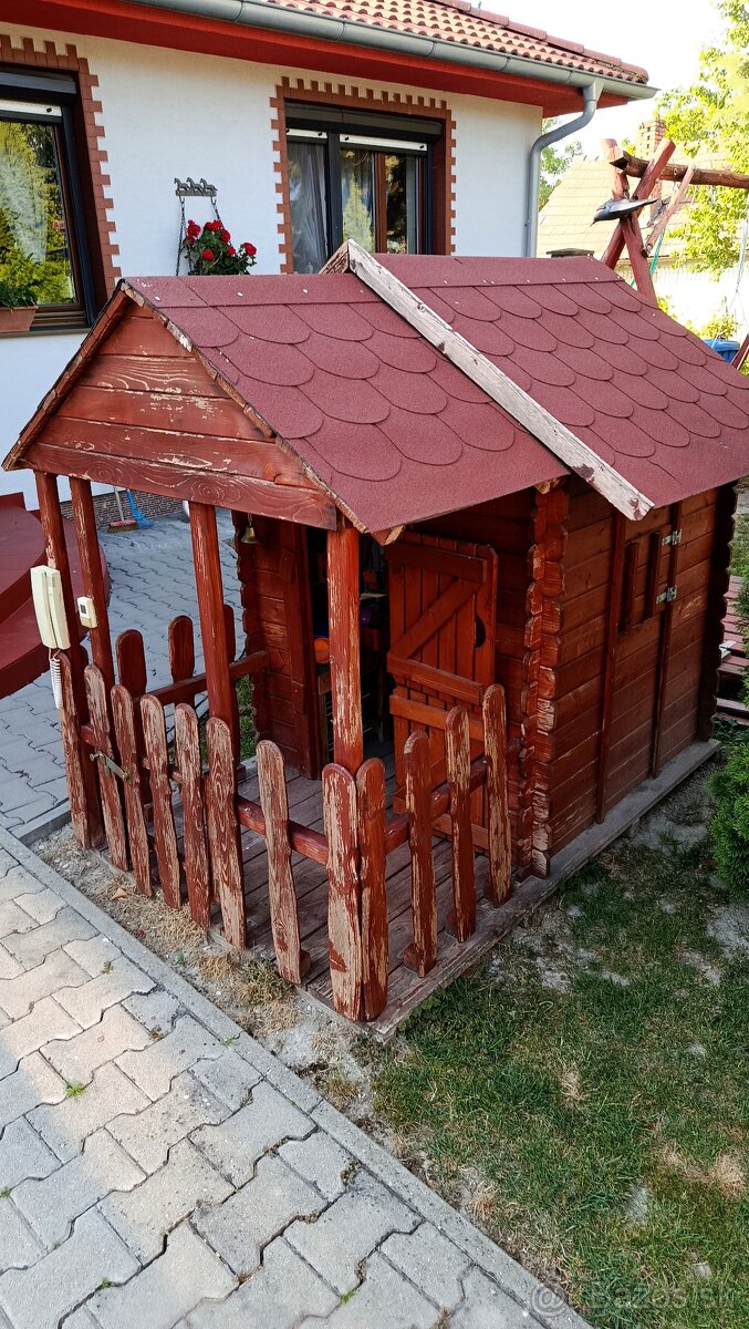 Detský drevený záhradný dom