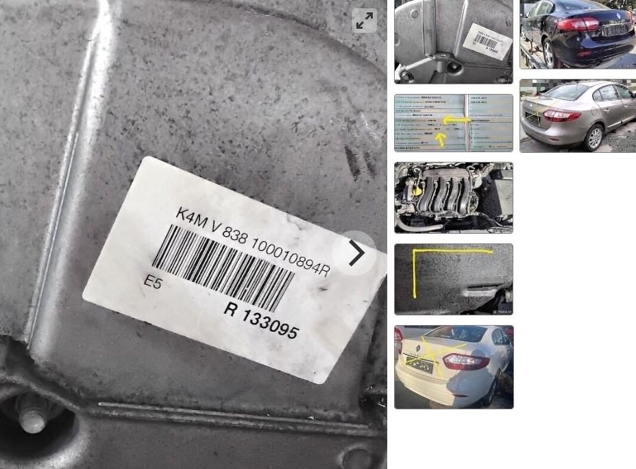 predám MOTOR K4M Renault 1.6 2014 kód motora K4MV8 predám M