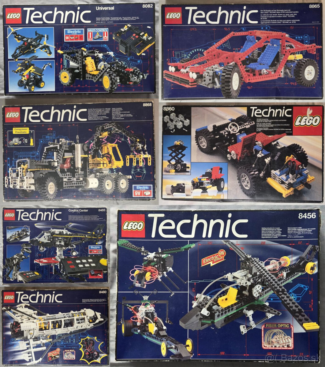 Lego Technic Sady 80, 90 roky, Na predaj