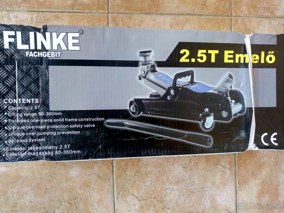 zdvihák hever hydraulický
