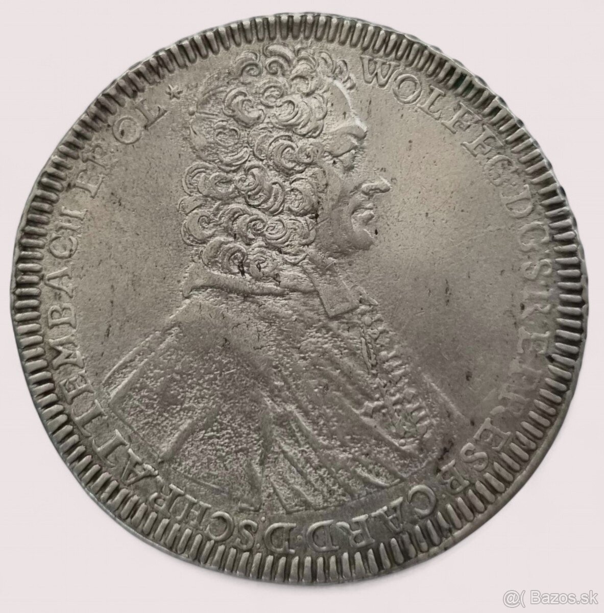 STRIEBORNÝ TOLAR 1727 / W.H.Schrattenbach Arcibiskupstvo