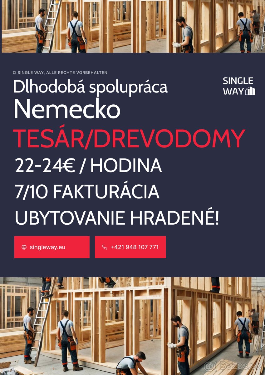 HĽADÁME TESÁROV/DREVODOMY 22-24EUR