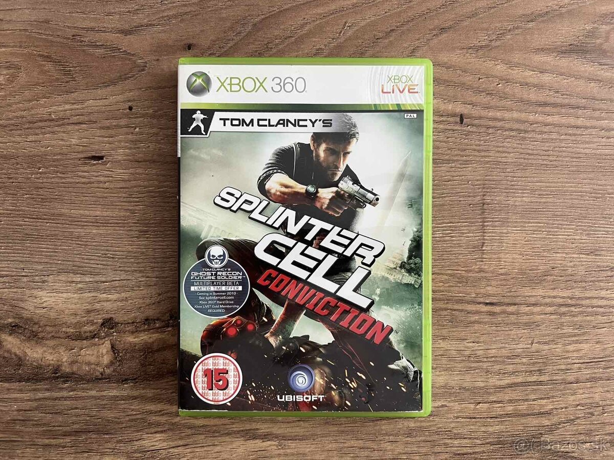 Hra na XBOX 360 - Tom Clancy's Splinter Cell Conviction