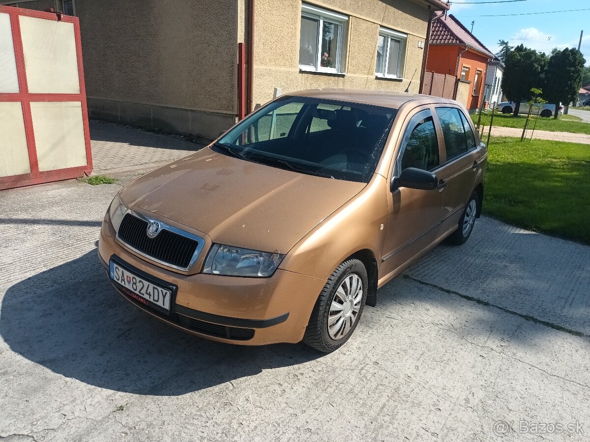 Predám Skoda Fabia 1.4 mpi 44kw 2001