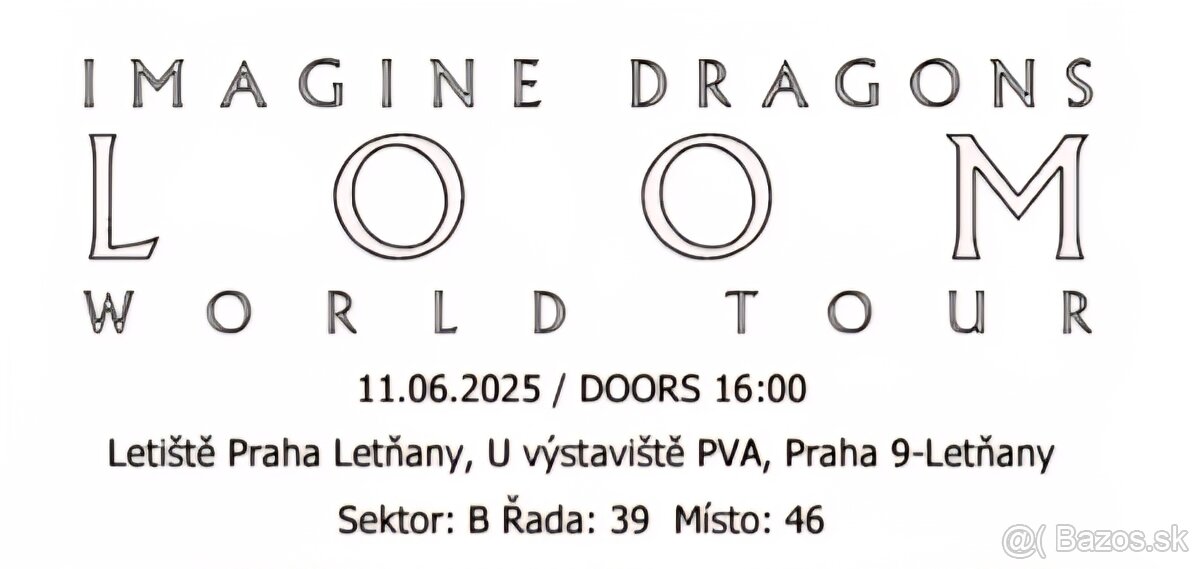 Imagine Dragon Praha 11.6.2025