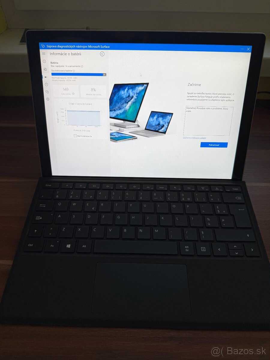 Microsoft Surface PRO 7 + originál klávesnica