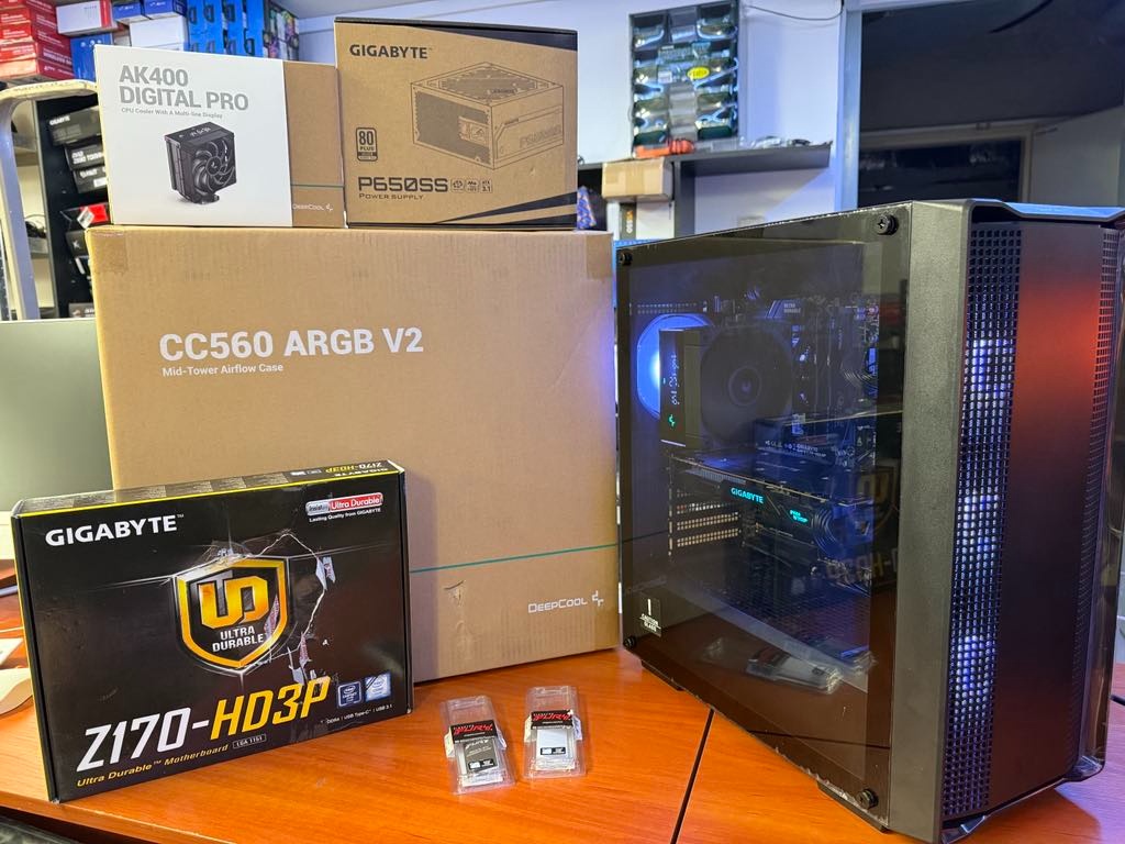 Herný PC, i7-6700K, 16GB RAM, GTX 1080, 1,5TB,650W, DeepCool