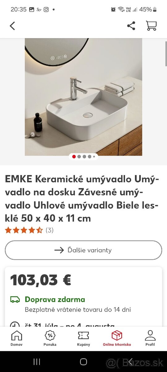 Umyvadlo
