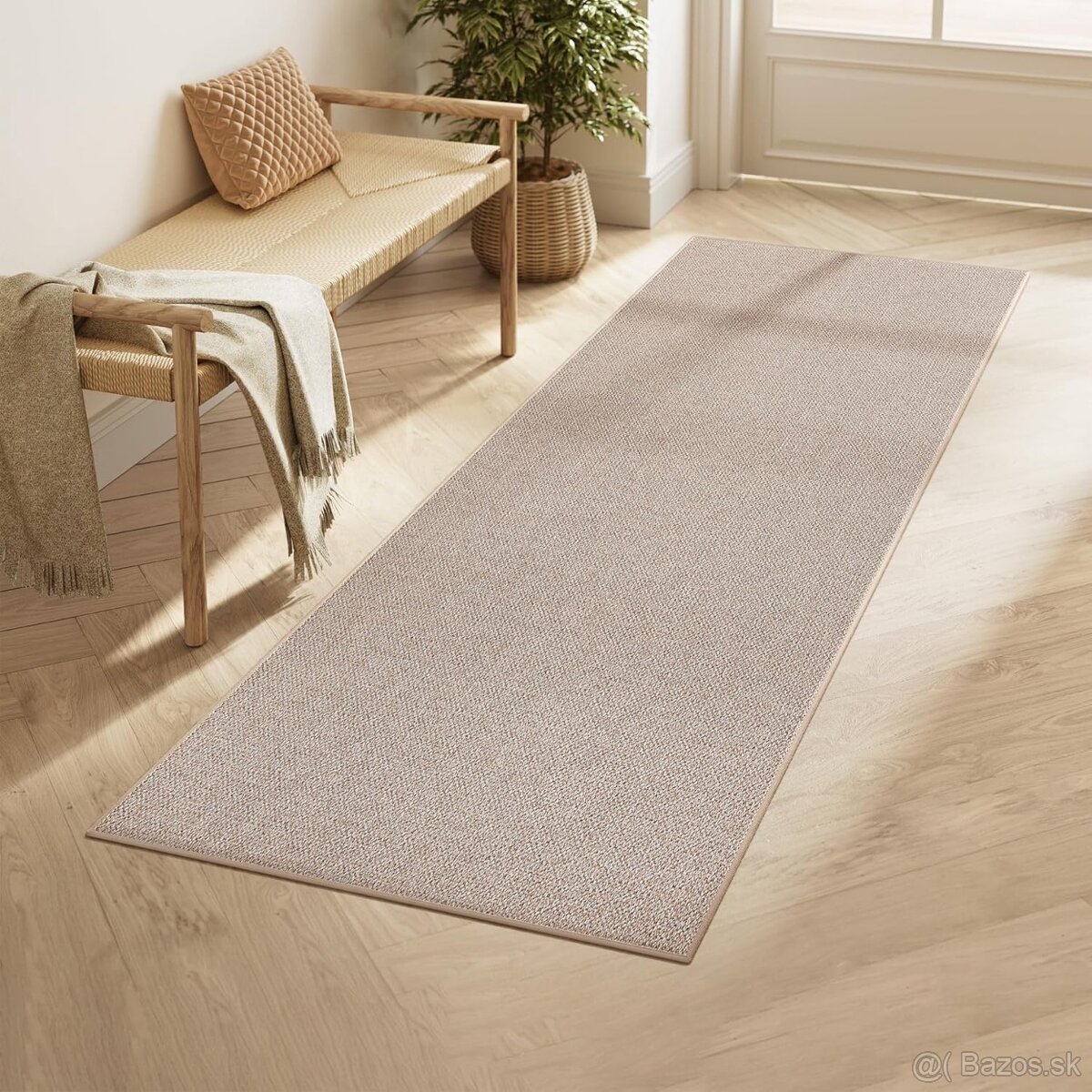 SONGMICS HOME koberec 80 × 200 cm – béžový, nový