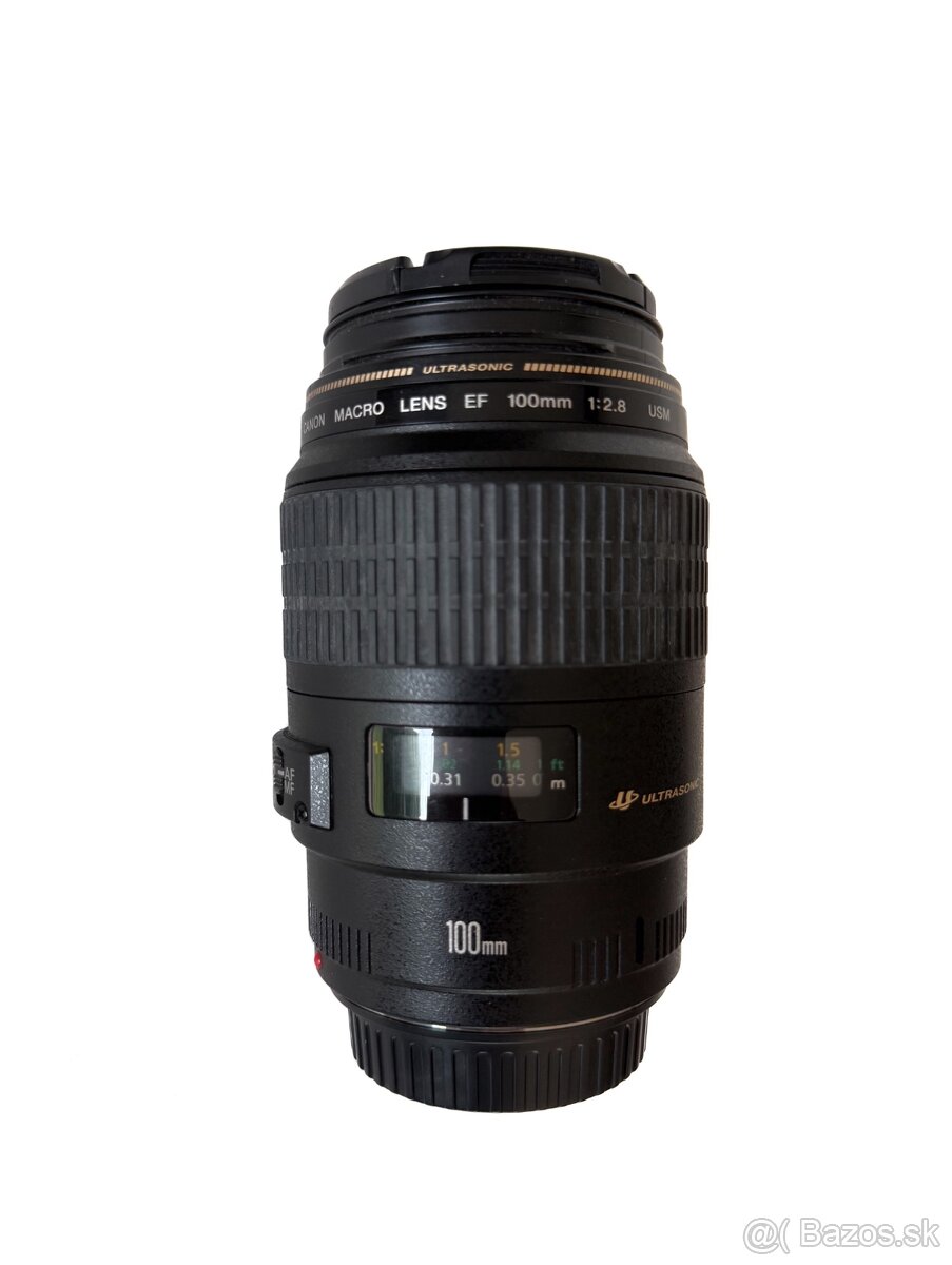 Canon EF 100mm f/2.8 Macro USM – TOP stav, málo používaný
