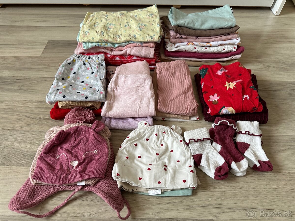 Balík dievčenského oblečenia - veľkosť 68