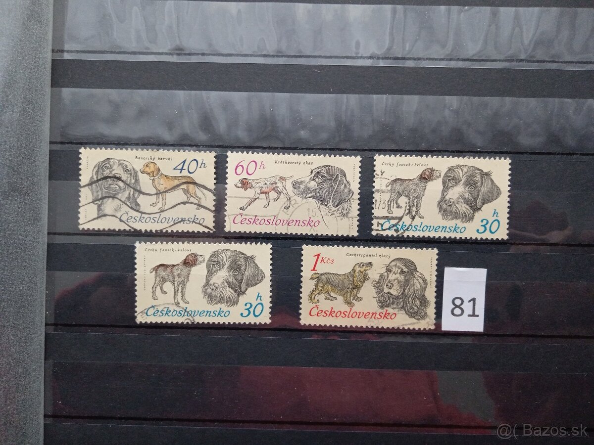 Poštové známky č.428 - FAUNA SVETA V. - 19 sérií