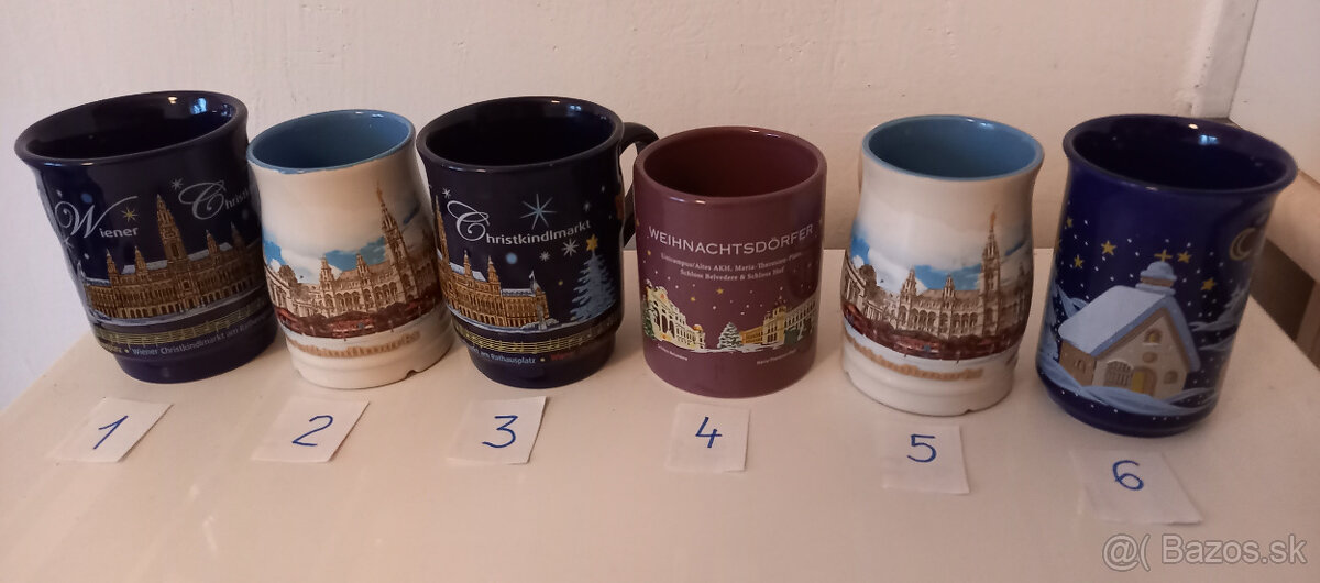 vianočné hrnčeky