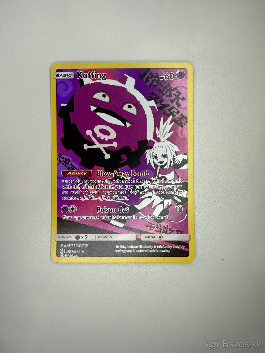 Pokemon karta koffing